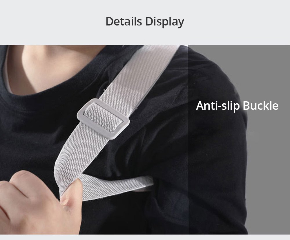 Size L Smart Kyphosis Orthosis Orthodontic Band Vibration Reminder Correct Posture For Children Adults - White