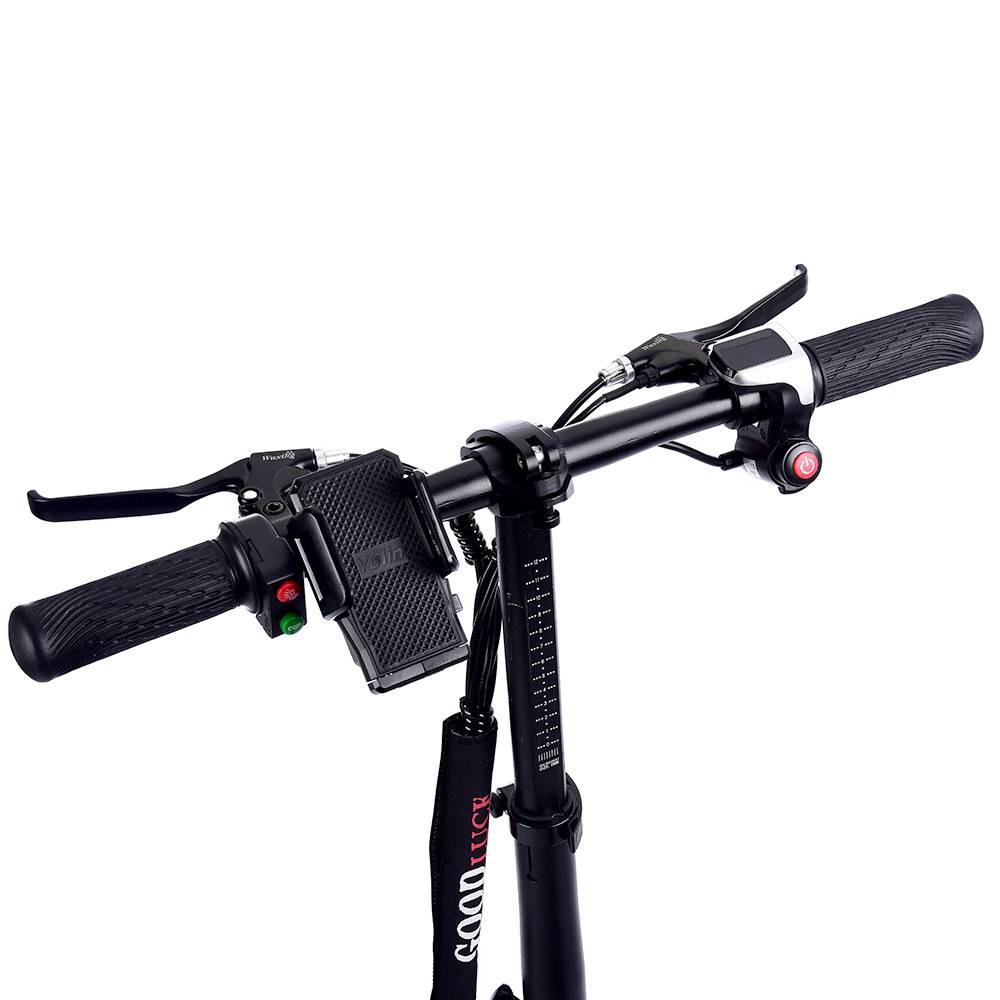 GYL004 Folding Electric Bike 14 Inch Tire 350W Motor Max Speed 35km/h Up To 35km Range Dual Disc Brake - Black