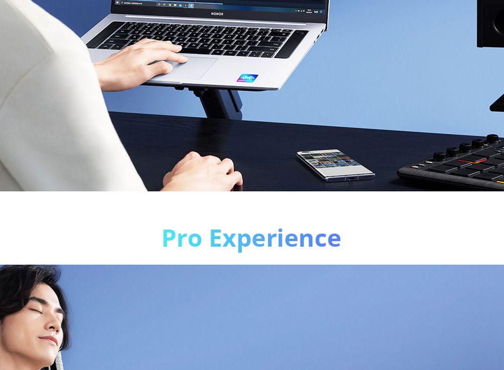 Huawei Honor MagicBook Pro 2020 Laptop Intel Core i7-10510U 16.1 Inch 1920 x 1080 IPS Matte Screen NVIDIA GeForce MX350 Windows 10 16GB DDR4 512GB SSD Built-in Stereo Speaker - Silver