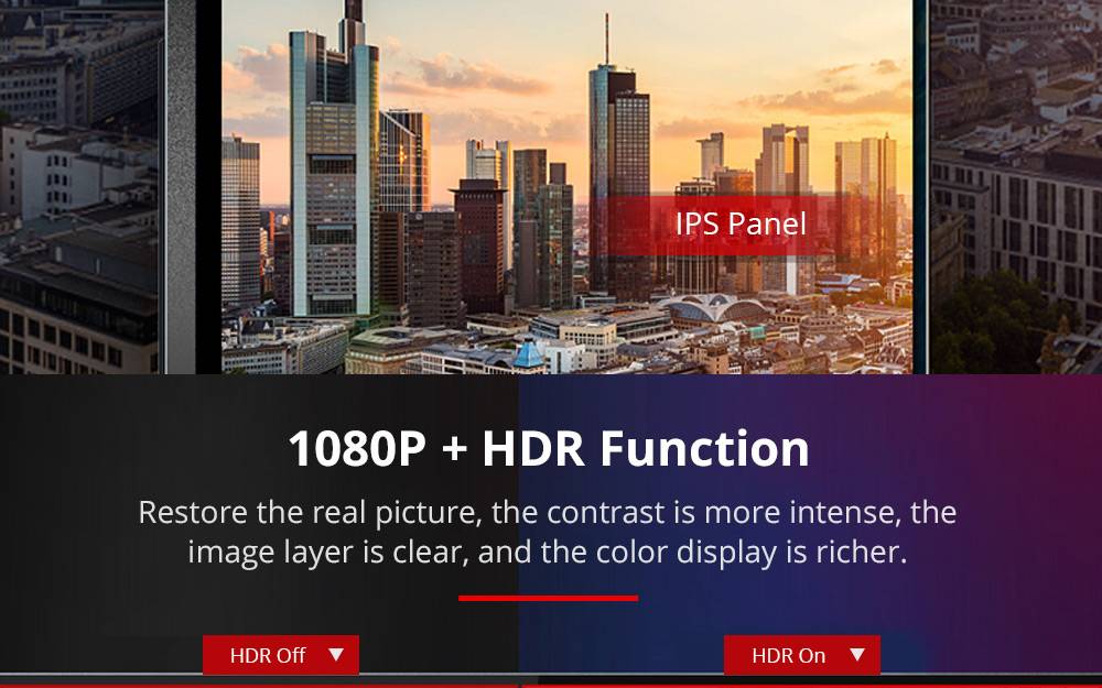 Sculptor MF156LZ Auto-rotating 15.6" 1080P FHD IPS 144Hz Touch Menu Portable Monitor 72% NTSC HDR Dual Type-C+Mini HDMI Gaming Display Screen For Smartphones Digital Cameras Tablets Laptops Game Consoles - Black