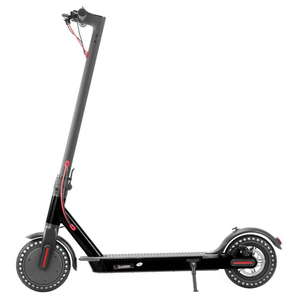 E4 Folding Electric Scooter 8.5 Inch Honeycomb Tire 250W Motor Max 25km/h Up To 25km Range Dual Disc Brake LED Display - Black