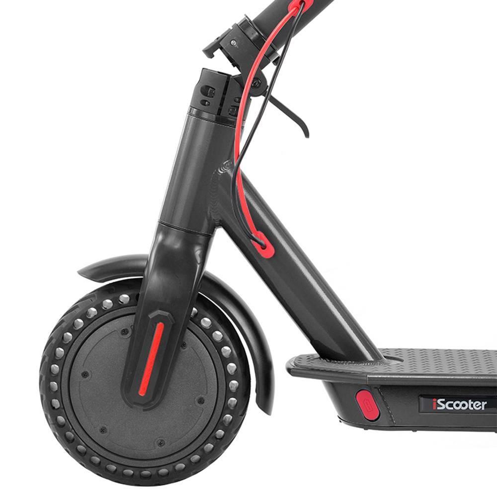E4 Folding Electric Scooter 8.5 Inch Honeycomb Tire 250W Motor Max 25km/h Up To 25km Range Dual Disc Brake LED Display - Black