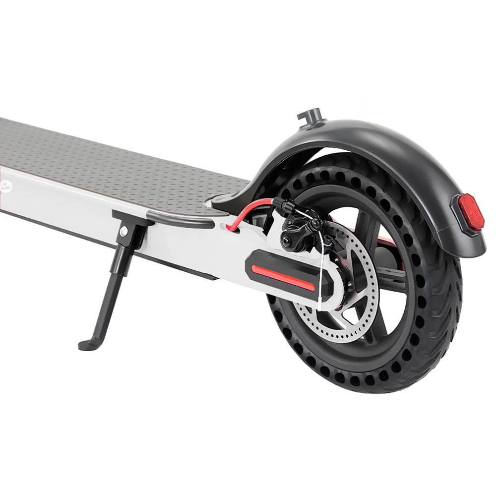 E4 Folding Electric Scooter 8.5 Inch Honeycomb Tire 250W Motor Max 25km/h Up To 25km Range Dual Disc Brake LED Display - White