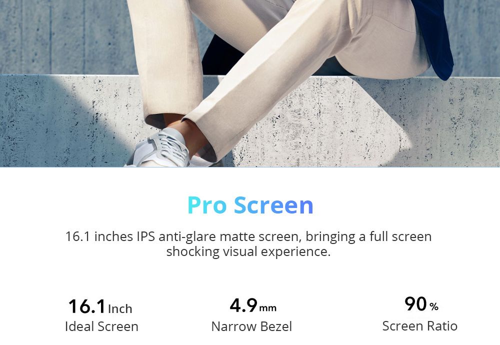 Huawei Honor MagicBook Pro 2020 Laptop Intel Core i7-10510U 16.1 Inch 1920 x 1080 IPS Matte Screen NVIDIA GeForce MX350 Windows 10 16GB DDR4 512GB SSD Built-in Stereo Speaker - Silver