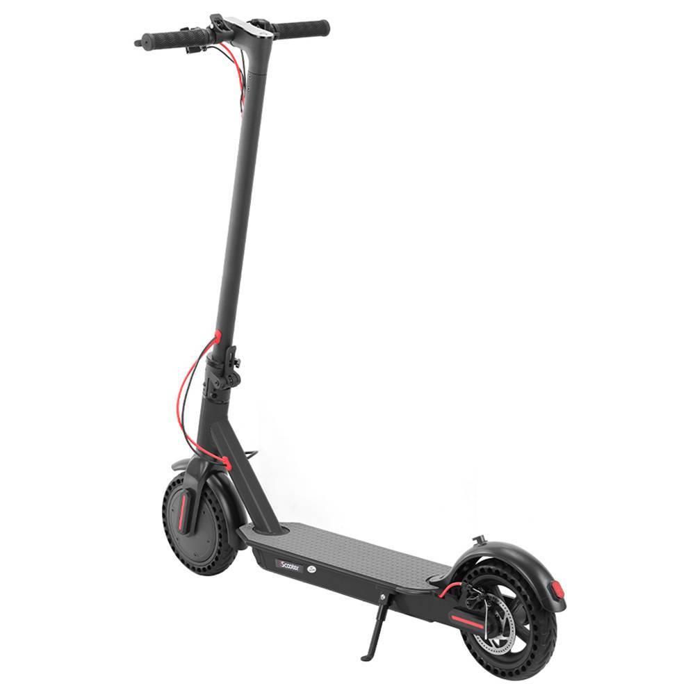 E4 Folding Electric Scooter 8.5 Inch Honeycomb Tire 250W Motor Max 25km/h Up To 25km Range Dual Disc Brake LED Display - Black