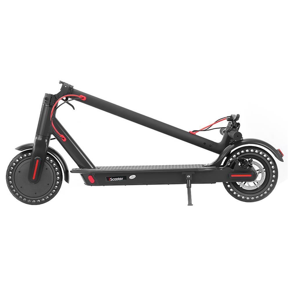 E4 Folding Electric Scooter 8.5 Inch Honeycomb Tire 250W Motor Max 25km/h Up To 25km Range Dual Disc Brake LED Display - Black