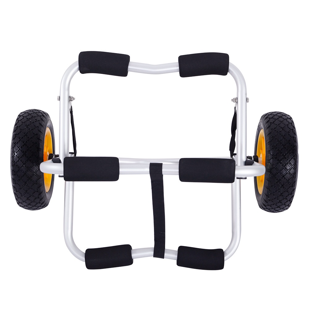 1.5mm Aluminum Alloy Trailer For Kayaking Canoe - Silver