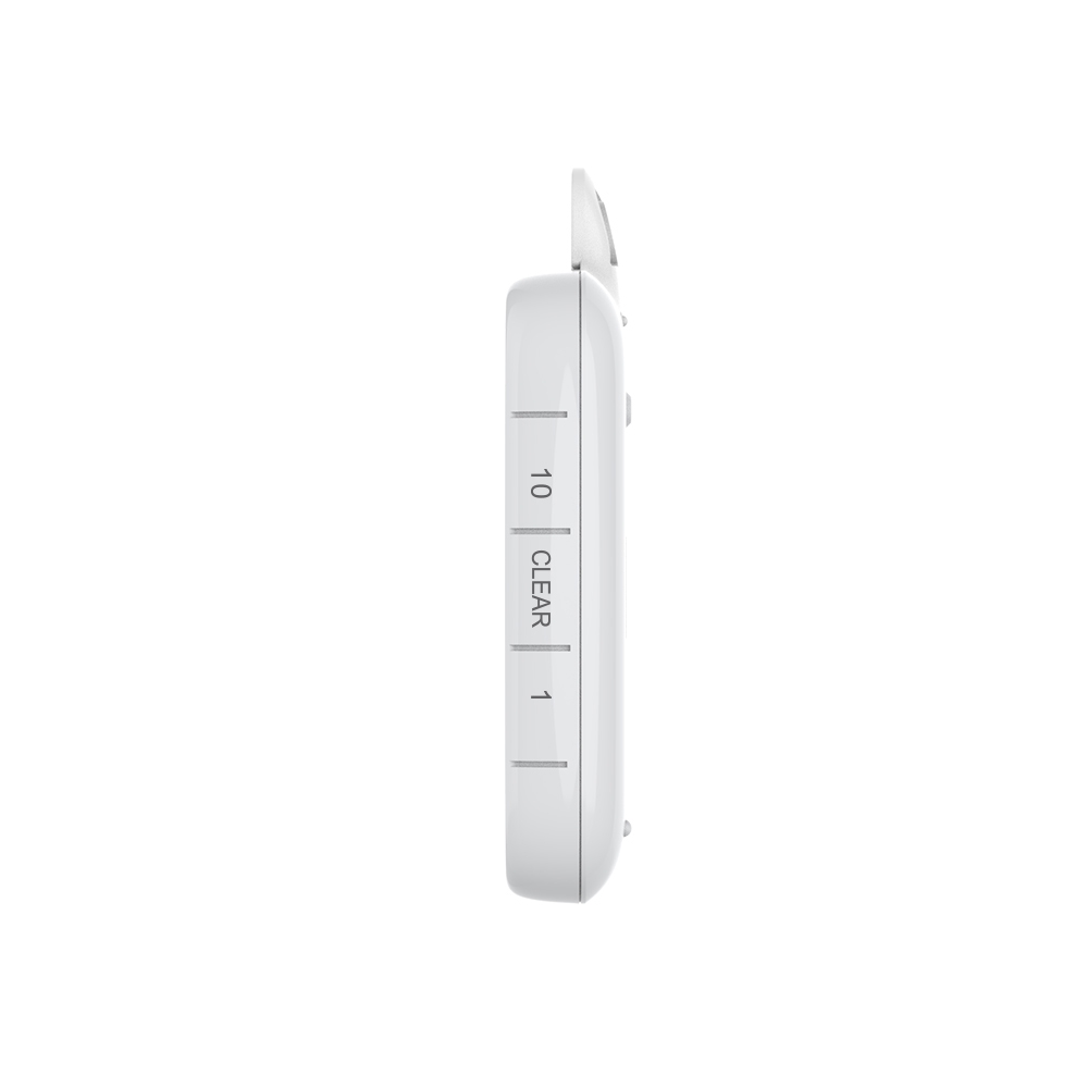 Baldr B008 Waterproof Touch Digital Timer Smart Display Temperature Installation Without Drilling Stopwatch Alarm Clock For Cooking Shower - White