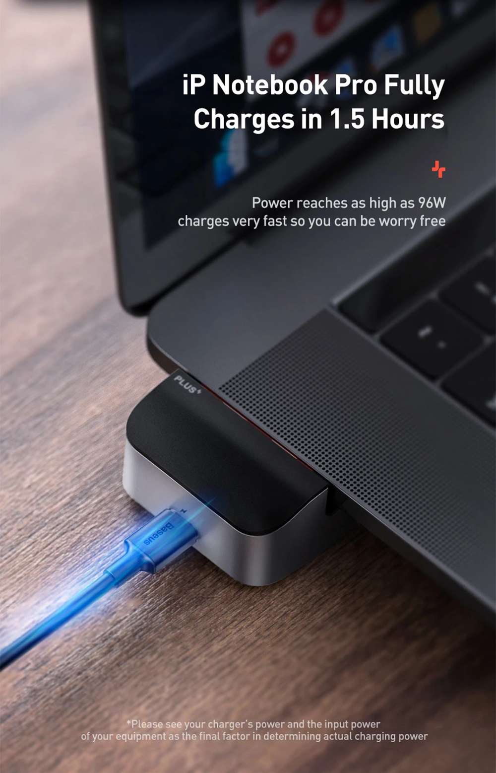 Baseus Multifunctional HUB USB 3.0 x 3 HDMI x 1 RJ45 x 1 Type-C x 3 3.5 Audio x 1 Speed Data Transfer Adapter For Notebook Pro - Space Gray