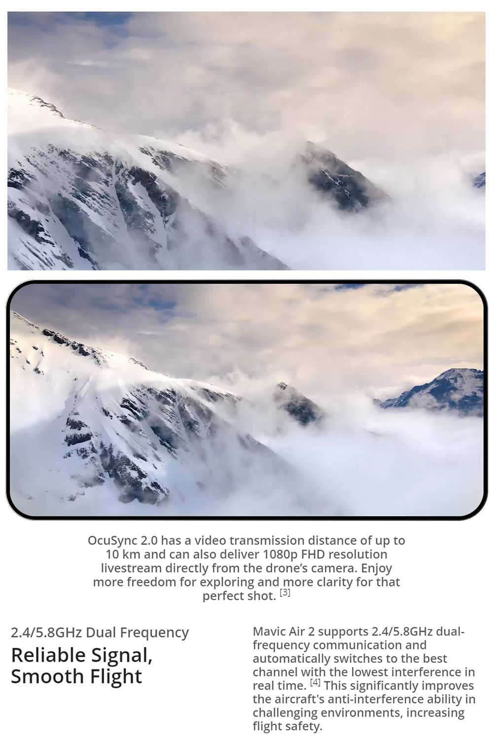 DJI Mavic Air 2 10KM 1080P FPV 4K Camera 3-Axis Gimbal 8K Hyperlapse 34mins Flight Time