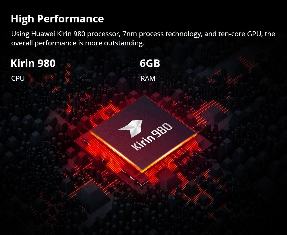HUAWEI M6 WIFI Turbo Edition Tablet PC 8.4 Inch IPS 2560*1600 Screen Hisilicon Kirin 980 Octa Core Mali G76 Android 9.0 6GB RAM 128GB ROM 13.0MP + 8.0MP Camera 6100mAh Battery - Red