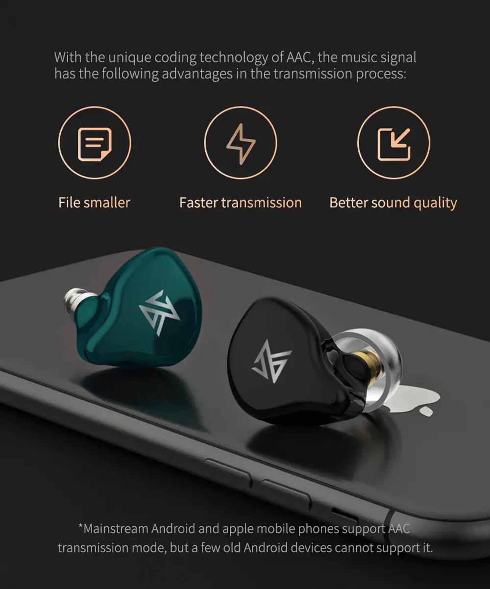 KZ S1 S1D TWS Bluetooth 5.0 TWS Earphones Hybrid Driver Green
