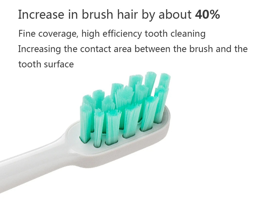 Xiaomi Mijia T500 Smart Sonic Electric Toothbrush 3 Speed High Frequency Vibration UV Sterilization IPX7 Waterproof 18 Days Battery Life - White