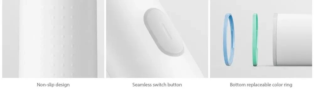 Xiaomi Mijia T500 Smart Sonic Electric Toothbrush 3 Speed High Frequency Vibration UV Sterilization IPX7 Waterproof 18 Days Battery Life - White