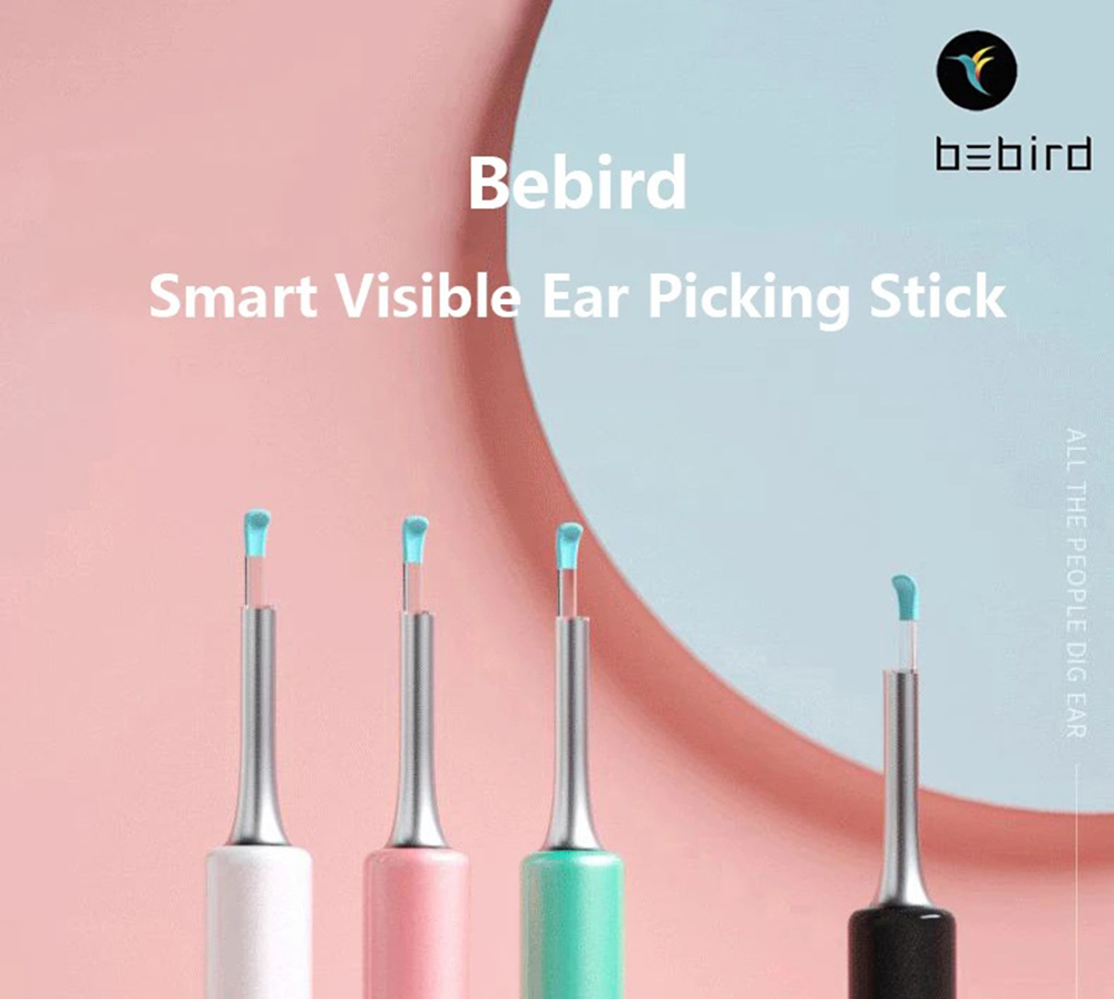 Bebird T5 Smart Visual Ear Picker 200W High Precision Endoscope IP67 Waterproof Mirror APP Connection Temperature Controllable Chargeable 250mAh Battery - Black
