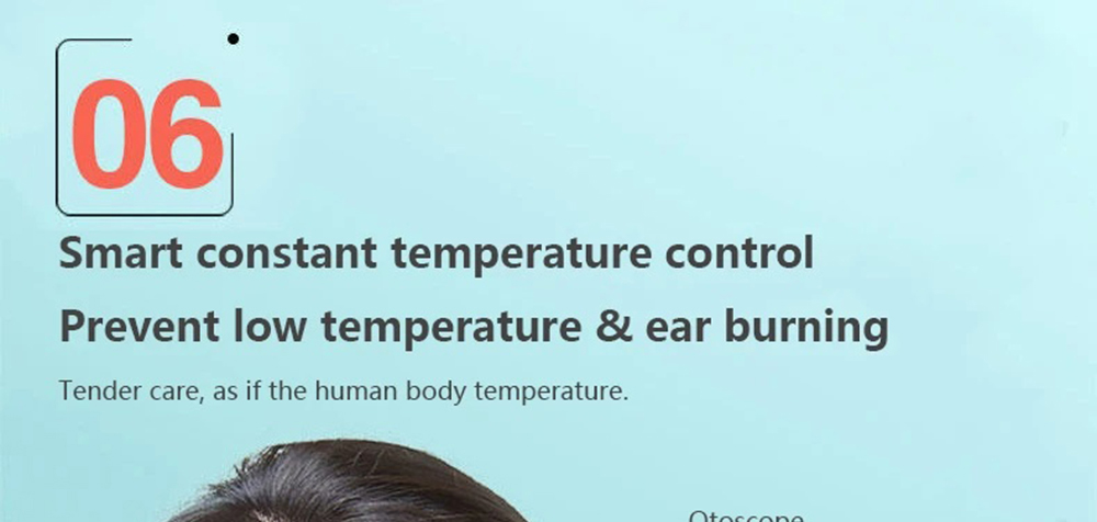 Bebird T5 Smart Visual Ear Picker 200W High Precision Endoscope IP67 Waterproof Mirror APP Connection Temperature Controllable Chargeable 250mAh Battery - Black