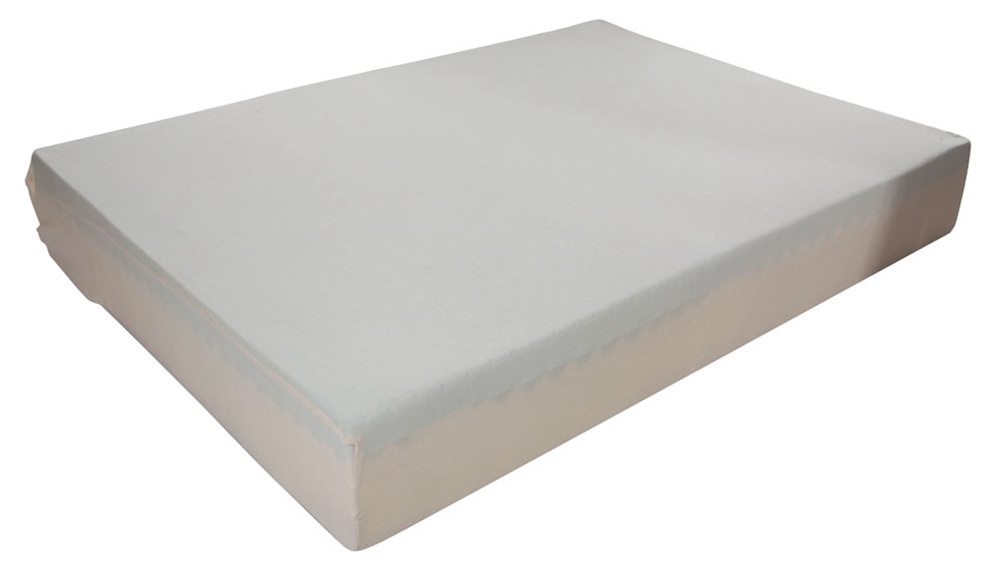 10 Inch 4-layer Silica Gel Memory Foam Mattress Ventilation Cool Comfortable With 2 Large Pillows - White
