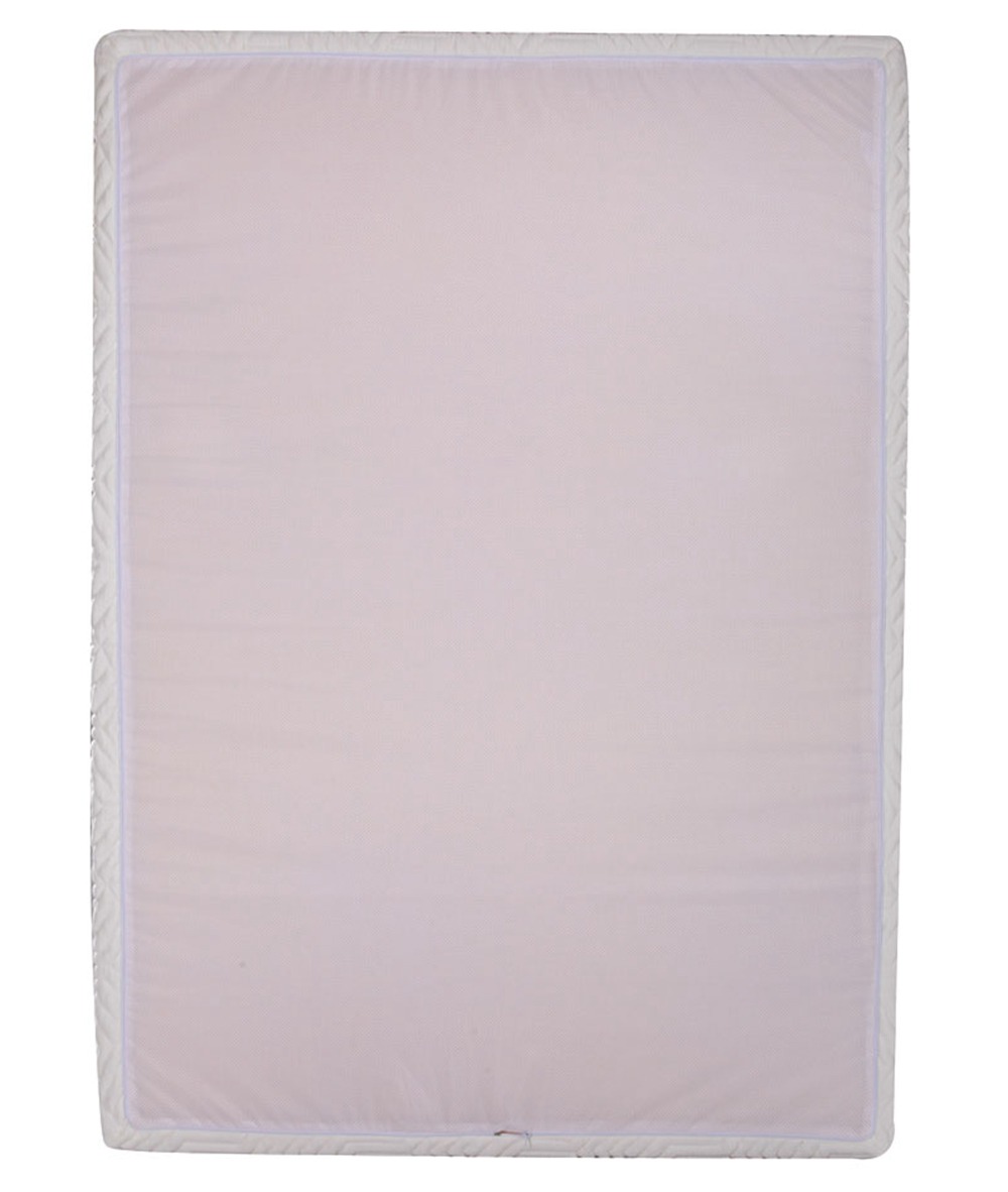 10 Inch 4-layer Silica Gel Memory Foam Mattress Ventilation Cool Comfortable With 2 Large Pillows - White