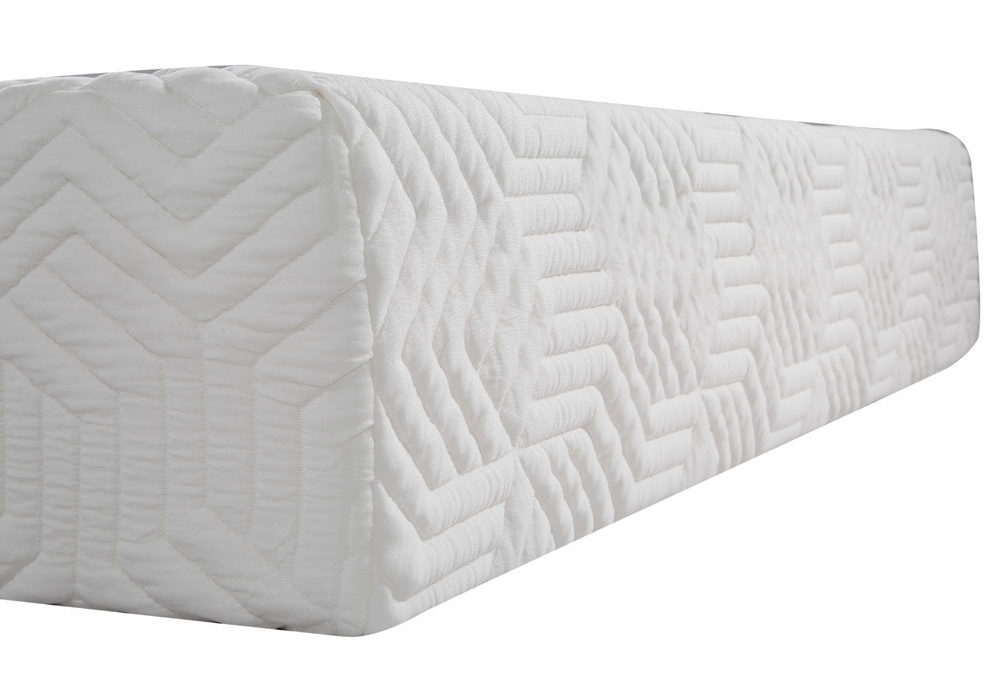 10 Inch 4-layer Silica Gel Memory Foam Mattress Ventilation Cool Comfortable With 2 Large Pillows - White