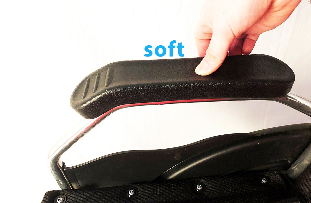Ultralight Aluminum Alloy Folding Transport Wheelchair Honeycomb Cushion Solid Rubber Explosion-proof Tire Dual Brake Maximum Load 100kg - Black