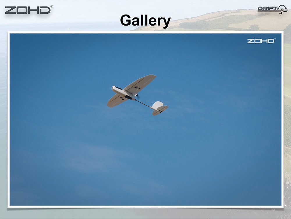 ZOHD Drift 877mm Wingspan RC Airplane FPV Glider AIO EPP - FPV Version