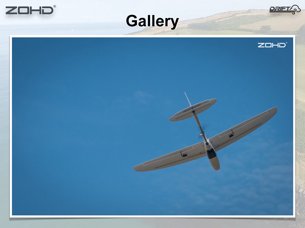 ZOHD Drift 877mm Wingspan RC Airplane FPV Glider AIO EPP - FPV Version