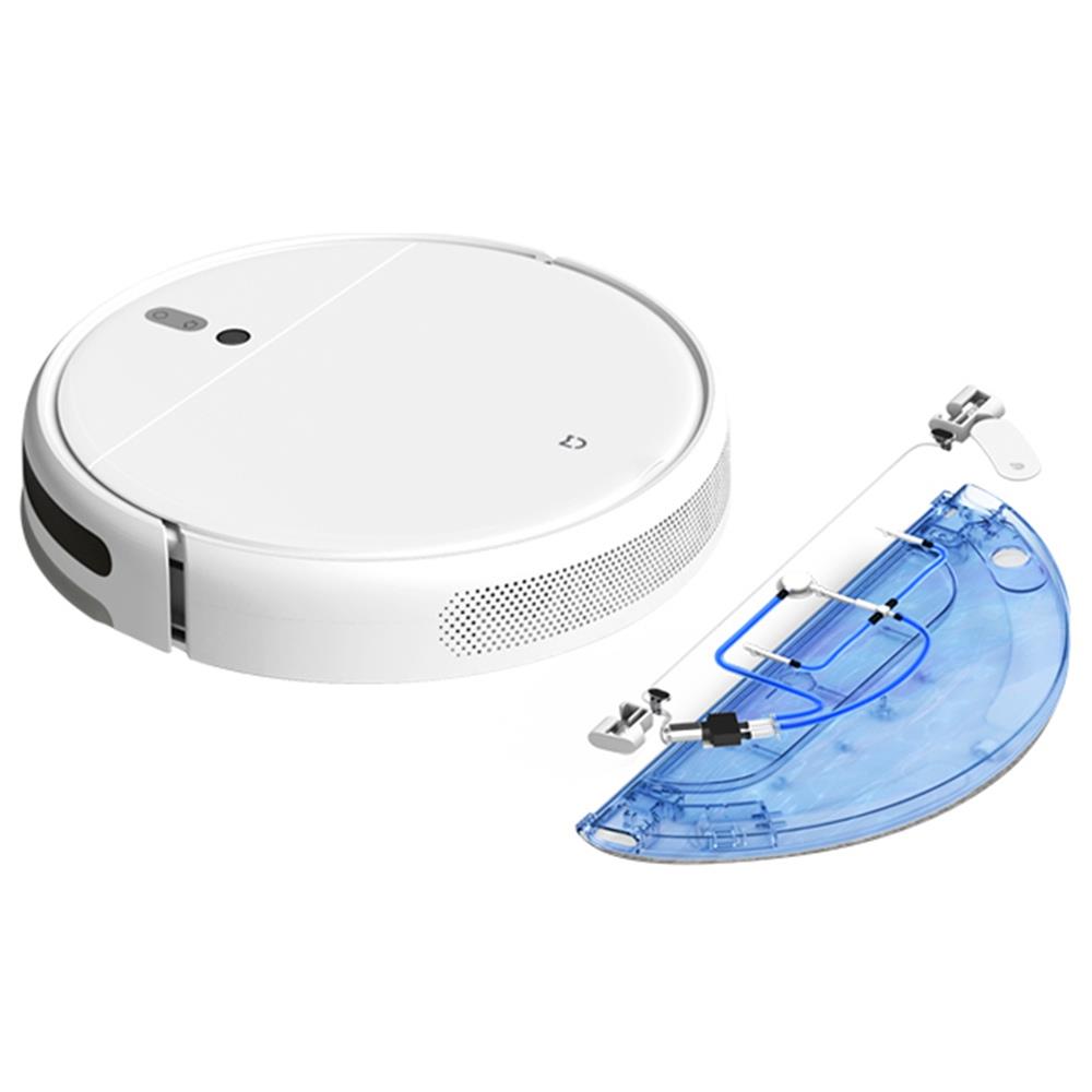 Xiaomi MIJIA 1C 2 in 1 Smart Robot Vacuum Cleaner Visual Dynamic Navigation VSLAM 2500pa Super Suction WIFI Intelligent Electrically 2400mAH with APP Control - White