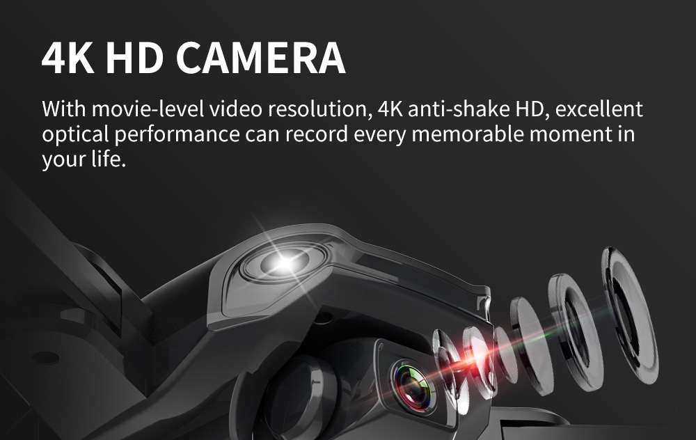 ZLRC SG701 720P 2.4G WIFI FPV Foldable RC Drone With Switchable Dual Cameras 50X Zoom RC Quadcopter RTF