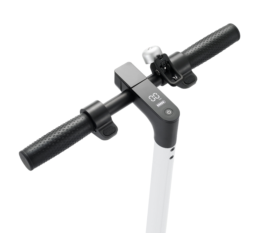 HTOMT L1 Folding Electric Scooter 6.5 Inch Solid Tire 250W Motor Up To 20km Range 7.5Ah Battery - White