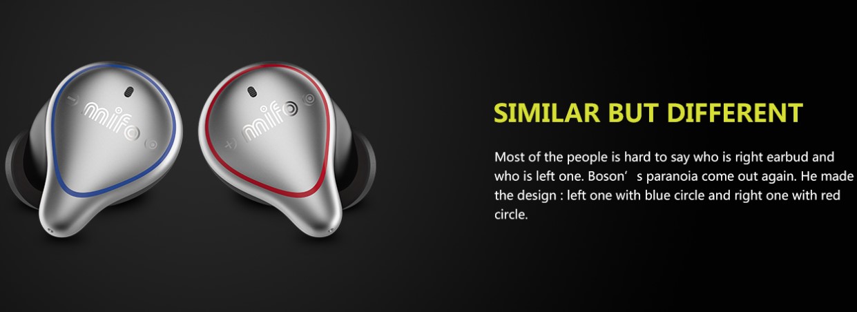 Mifo O5 Bluetooth 5.0 Balanced Armature TWS Earbuds AAC/SBC IPX7 2600mAh Use Independently - Professional Edition