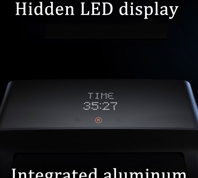 Xiaomi Mijia Smart Folding Walking Pad Non-slip Sports Treadmill Walking Machine Manual Automatic Modes Gym Fitness Equipment LED Display Connected with Mi Home App - Silver Gray