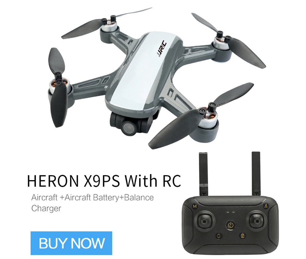JJRC X9PS 4K 5G WIFI FPV Dual GPS RC Drone With 2-Axis Gimbal RTF - Black Three Batteries with Bag