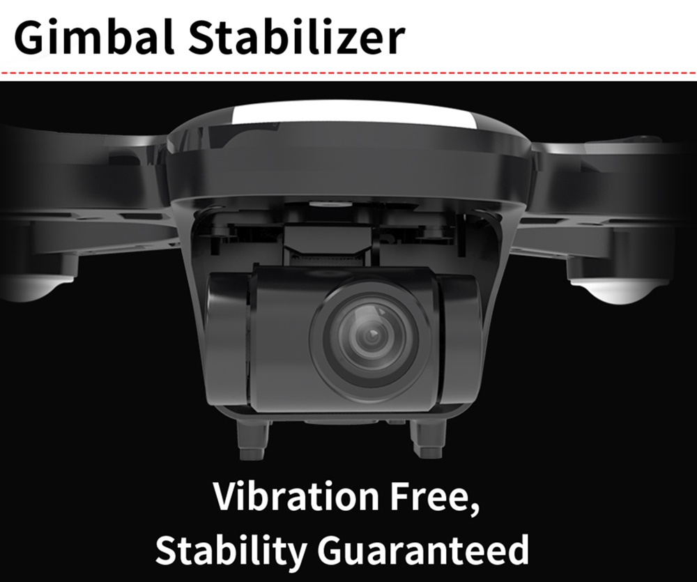 JJRC X9PS 4K 5G WIFI FPV Dual GPS RC Drone With 2-Axis Gimbal RTF - Black Three Batteries with Bag