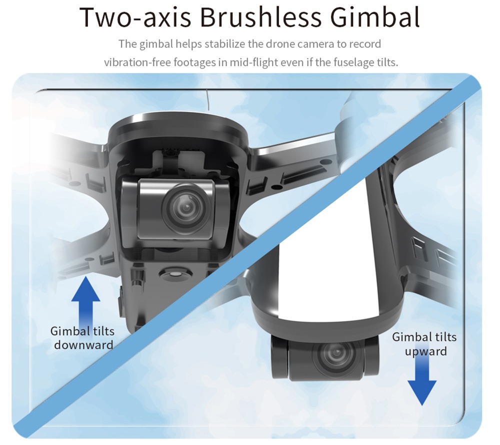 JJRC X9PS 4K 5G WIFI FPV Dual GPS RC Drone With 2-Axis Gimbal RTF - Black Three Batteries with Bag
