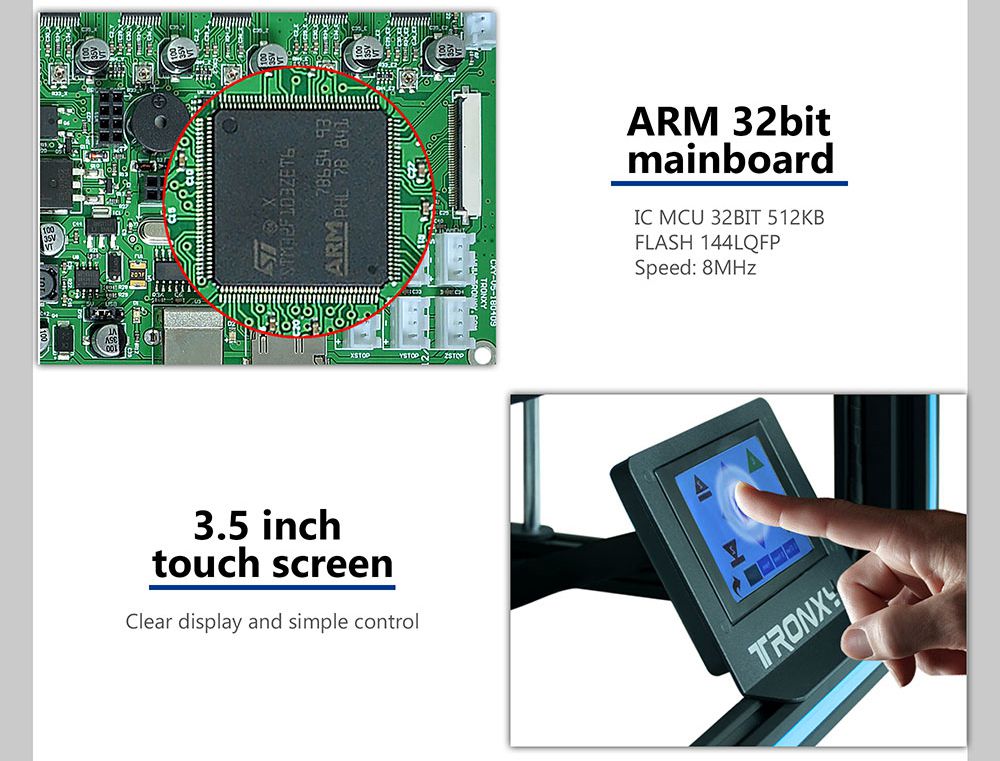 TRONXY X5SA-400 PRO DIY 3D Printer 400*400*400mm Core XY Titan Extruder Auto Leveling