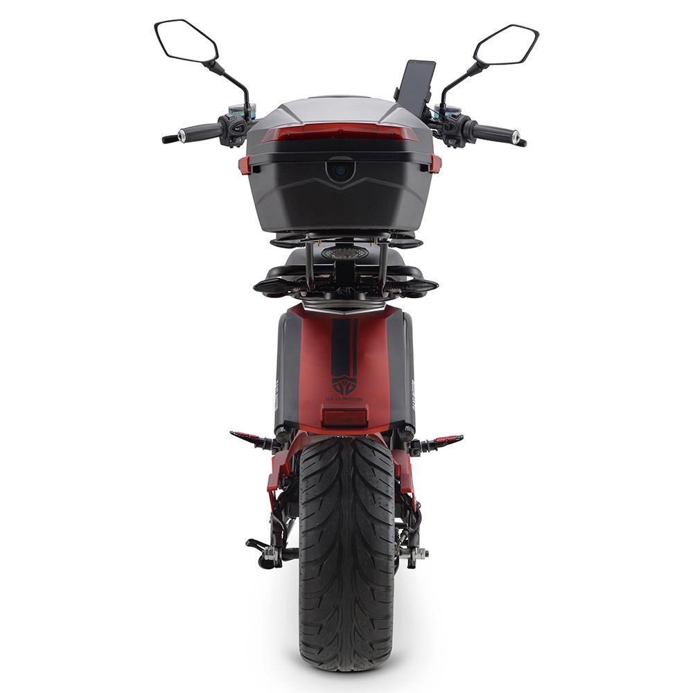 DAYI MOTOR e-Thor 5.0 Electric Motorcycle 4000W Brushless Motor 38AH Battery 13 Inch Scooter - Red
