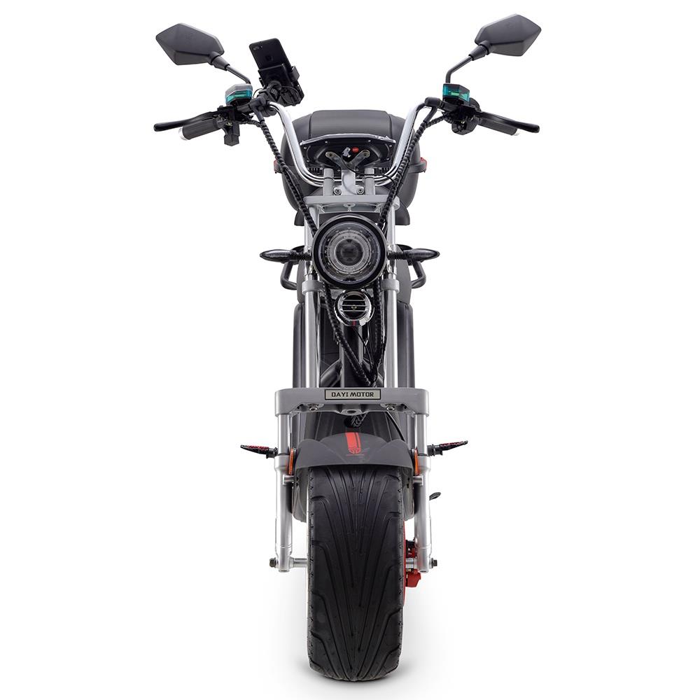 DAYI MOTOR e-Thor 3.0 Electric Motorcycle 3000W Brushless Motor 30AH Battery 12 Inch Scooter - Black