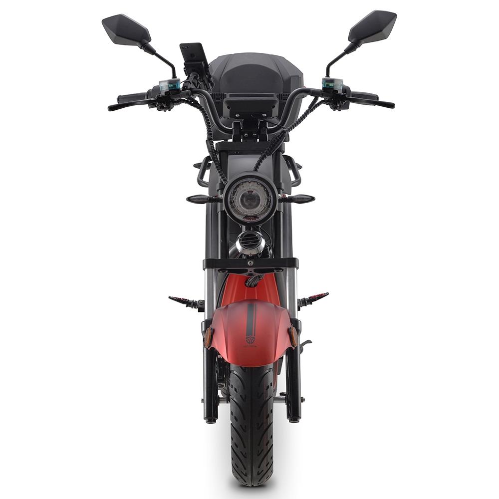 DAYI MOTOR e-Thor 5.0 Electric Motorcycle 4000W Brushless Motor 38AH Battery 13 Inch Scooter - Red