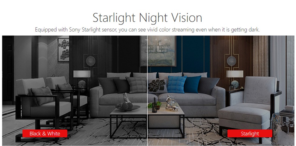 IPC-A26HIP Dahua IMOU Ranger IQ IP Camera 1080P HD Night Vision AI Human Detection Custom Voice Recording Siren Two-way Talk Home Company Security Monitor - Black