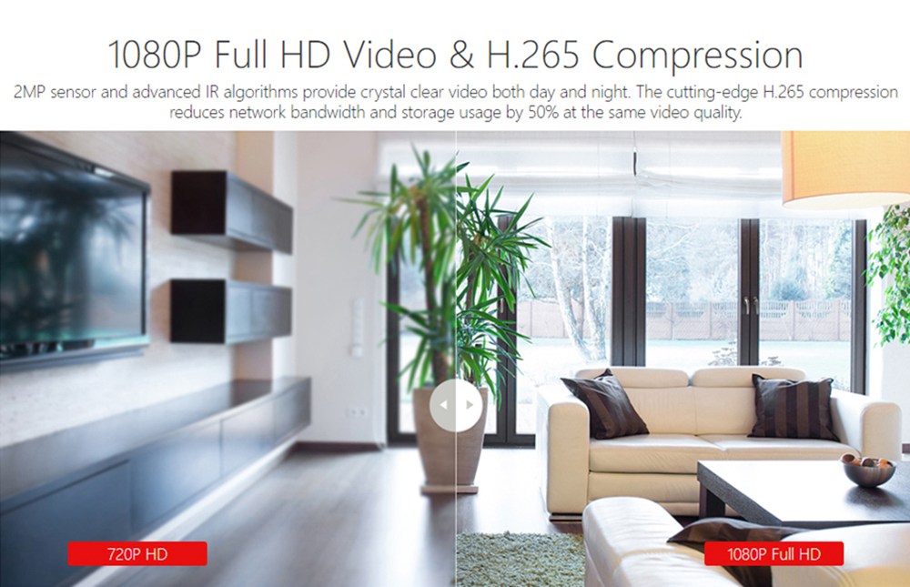 IPC-A26HIP Dahua IMOU Ranger IQ IP Camera 1080P HD Night Vision AI Human Detection Custom Voice Recording Siren Two-way Talk Home Company Security Monitor - Black