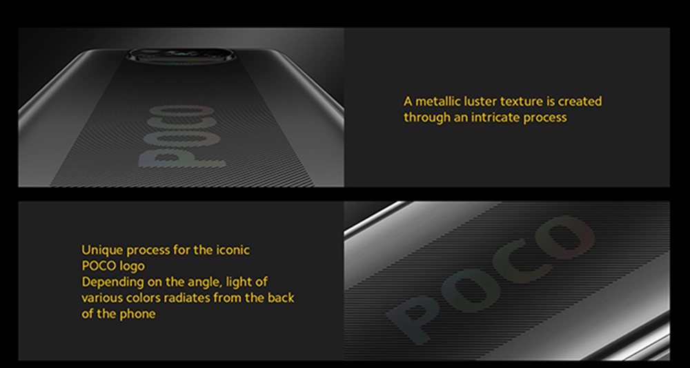 Xiaomi POCO X3 Global Version 4G Smartphone 6.67 Inch Screen Snapdragon 732G 6GB RAM 128GB ROM 64MP AI Quad Camera 5160mAh Battery NFC - Gray
