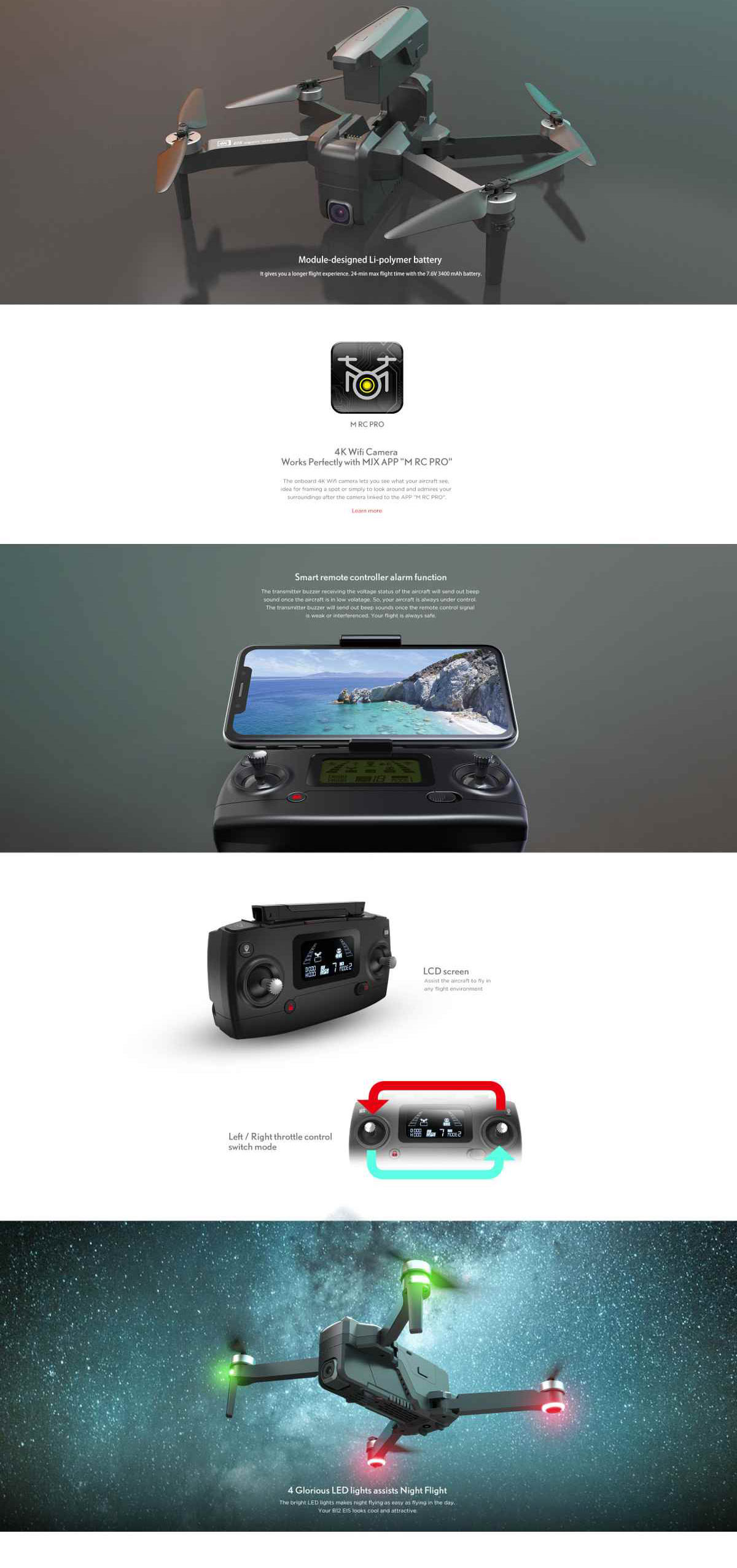 MJX B12 4K 5G WIFI FPV EIS Ajustable Camera Brushless GPS RC Drone With Optical Flow Positioning RTF - One Battery