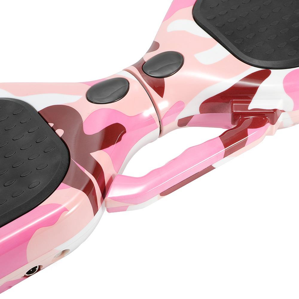 Imina 6.5 inch Self Balancing Scooter Hoverboard 500W with Bluetooth Speaker and StripLight - Pink