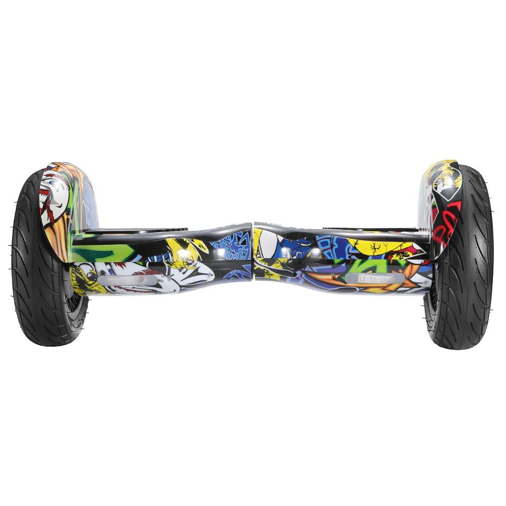 Imina 10 inch Self Balancing Scooter Hoverboard with Bluetooth Speaker and StripLight - Graffiti