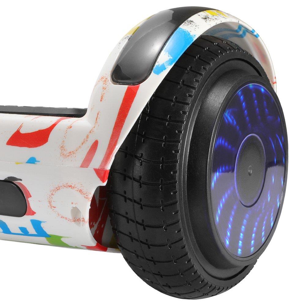 Imina 6.5 inch Self Balancing Scooter Hoverboard 500W with Bluetooth Speaker and StripLight - Brilliant