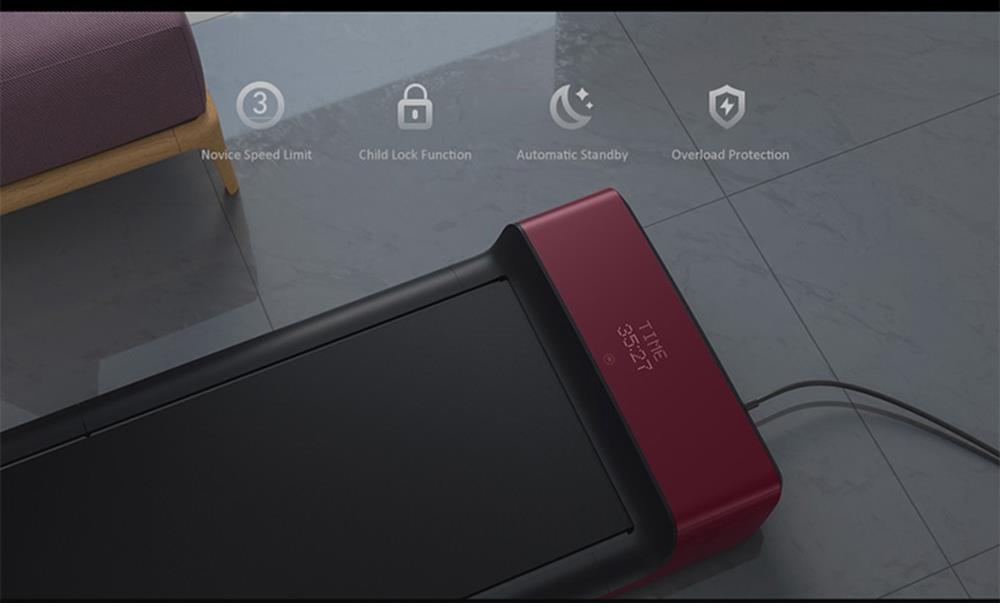 WalkingPad A1 Pro Walking Pad Smart Treadmill for Workout, Fitness Training Gym Equipment, Exercise Indoor & Outdoor with Manual and Automatic Mode, Remote Control, LED Display, Intelligent App Control, 100kg Load Capacity by Xiaomi - EU Version