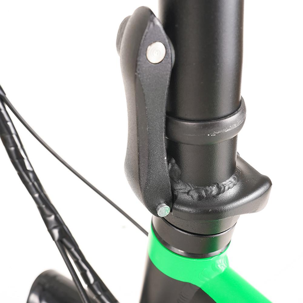 BFISPORT BFI-20 Folding Electric Mountain Bike 20 inch 3.0 Fat Tire 250W Motor 6.4Ah LG Battery Display - Black Green