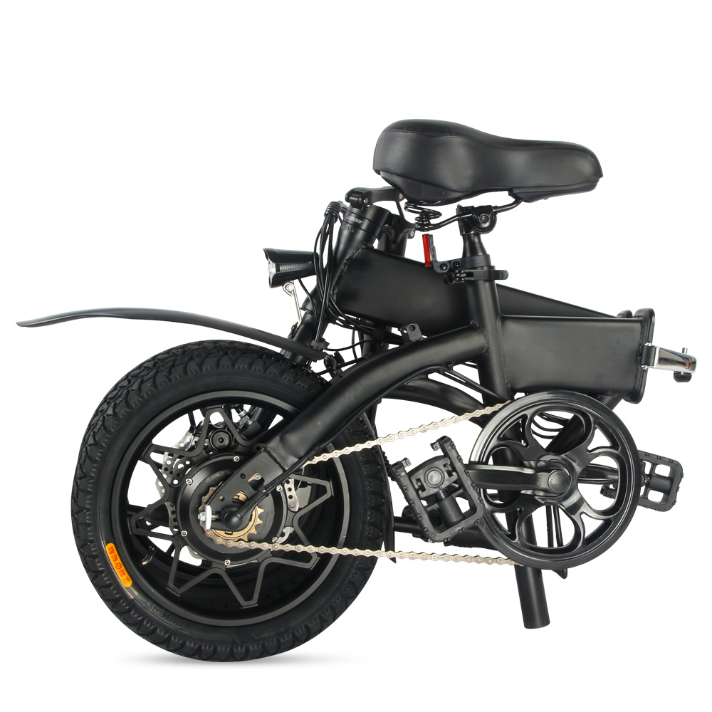 Megawheels EB07 Foldable Electric Bike 14 inch 7.5Ah Battery 250W Motor 3 Speed Modes Up To 20km Range - Black