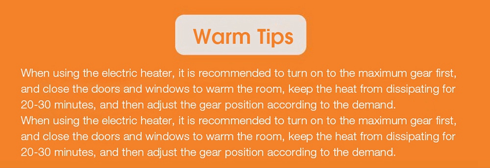 Xiaomi MIJIA Smart Electric Heater Warming Fan Air Conditioner Heating 2200W 3 Gears Temperature Control Plate IPX4 Waterproof Thermostat Version - White