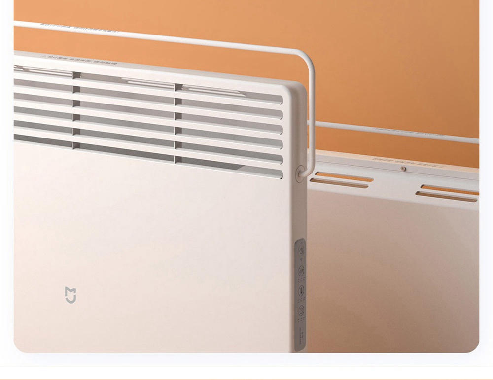 Xiaomi MIJIA Smart Electric Heater Warming Fan Air Conditioner Heating 2200W 3 Gears Temperature Control Plate IPX4 Waterproof Thermostat Version - White
